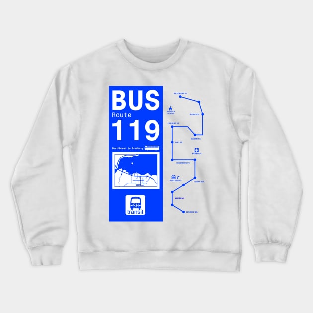 Bus Route: Silent Hill Crewneck Sweatshirt by Griffen